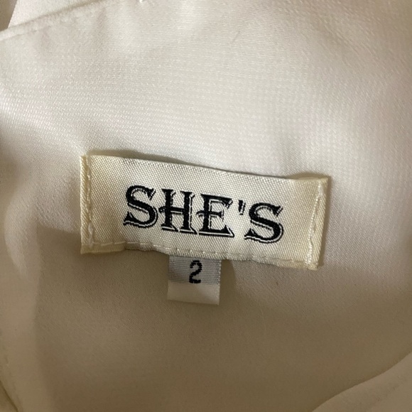 She’s White Peekaboo Dress - Picture 7 of 7